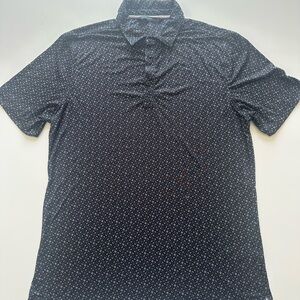 7 Diamonds Black Polo Shirt